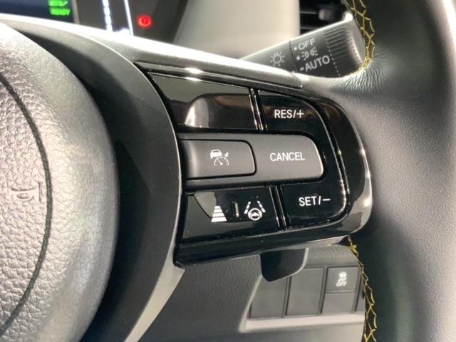 フィット e:HEV RS ホンダセンシング 新車保証継承 禁煙 当社デモカー ナビ Rカメラ CD DVD BTオーディオ 音楽録音 TV アルミ LEDヘッド クルコン 横滑り防止装置障害物センサー スマートキー ETC(11枚目)