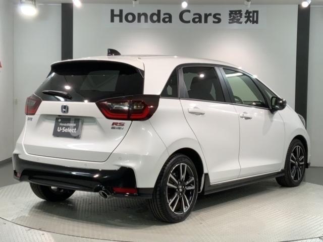 フィット e:HEV RS ホンダセンシング 新車保証継承 禁煙 当社デモカー ナビ Rカメラ CD DVD BTオーディオ 音楽録音 TV アルミ LEDヘッド クルコン 横滑り防止装置障害物センサー スマートキー ETC(50枚目)