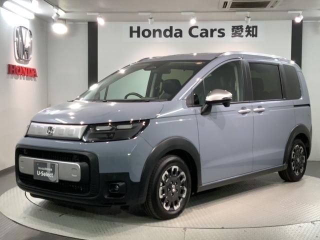 フリード クロスター ホンダセンシング 新車保証継承 禁煙 当社デモカー ナビ BTオーディオ TV サイド+カーテンエアバック アルミ LEDヘッド フォグ シートヒーター クルコン 障害物センサー 両側電動スライドドア(46枚目)