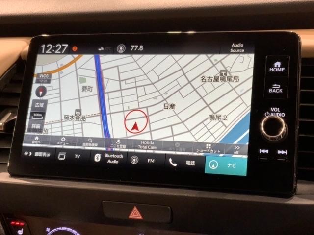 フィット e:HEVリュクス ホンダセンシング 最長5年保証 ナビ マルチビュカメラ BTオーディオ TV アルミ LEDヘッド シートヒーター クルコン ドラレコ ワンオーナー 禁煙 障害物センサー 横滑り防止装置 スマートキー(6枚目)