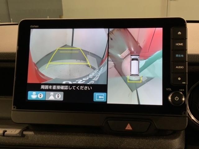 N-BOXカスタム コーディネートスタイル ホンダセンシング ナビ マルチビュカメラ CD DVD 音楽録音 BTオーディオ TV アルミ LEDヘッド シートヒーター ドラレコ ワンオーナー 禁煙 障害物センサー 両側電動スライドドア ETC(7枚目)