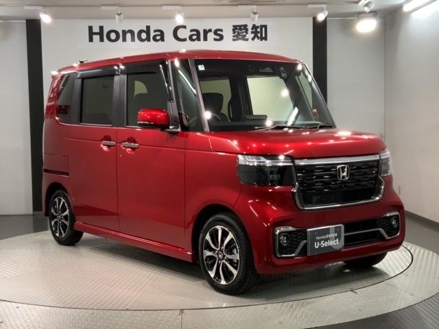 N-BOXカスタム コーディネートスタイル ホンダセンシング ナビ マルチビュカメラ CD DVD 音楽録音 BTオーディオ TV アルミ LEDヘッド シートヒーター ドラレコ ワンオーナー 禁煙 障害物センサー 両側電動スライドドア ETC(52枚目)