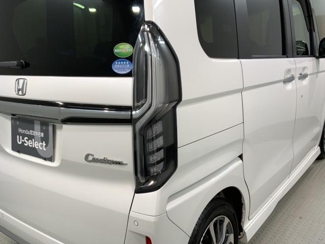 N-BOXカスタム L ホンダセンシング ナビ Rカメラ CD DVD BTオーディオ アルミ LEDヘッド フォグ シートヒーター スマートキー 左側電動スライドドア ワンオーナー 禁煙 障害物センサー 横滑り防止装置(45枚目)