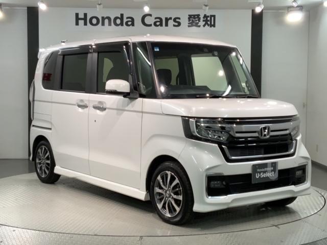 N-BOXカスタム L ホンダセンシング ナビ Rカメラ CD DVD BTオーディオ アルミ LEDヘッド フォグ シートヒーター スマートキー 左側電動スライドドア ワンオーナー 禁煙 障害物センサー 横滑り防止装置(52枚目)