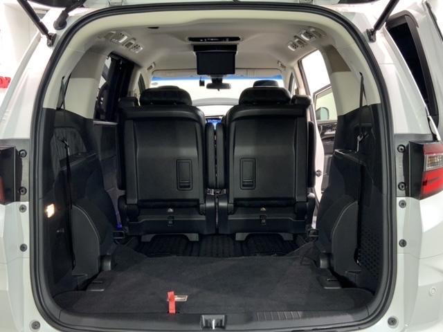 オデッセイハイブリッド ハイブリッドアブソルート・ＥＸホンダセンシング　最長５年保証　ナビ　Ｒ席モニター　マルチビュカメラ　ＣＤ　ＤＶＤ　ＢＴオーディオ　音楽録音　ＴＶ　アルミ　ＬＥＤヘッド　シートヒ－タ－　パワーシート　ワンオーナー　禁煙　障害物センサー　両側電動ドア（18枚目）