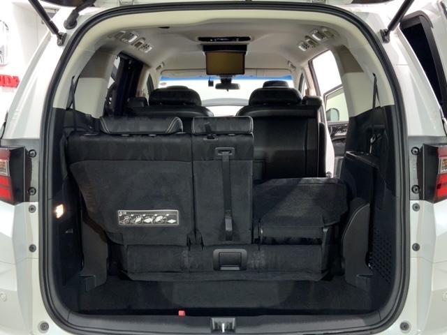 オデッセイハイブリッド ハイブリッドアブソルート・ＥＸホンダセンシング　最長５年保証　ナビ　Ｒ席モニター　マルチビュカメラ　ＣＤ　ＤＶＤ　ＢＴオーディオ　音楽録音　ＴＶ　アルミ　ＬＥＤヘッド　シートヒ－タ－　パワーシート　ワンオーナー　禁煙　障害物センサー　両側電動ドア（33枚目）