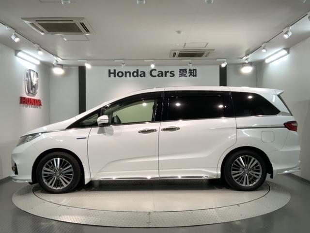 オデッセイハイブリッド ハイブリッドアブソルート・ＥＸホンダセンシング　最長５年保証　ナビ　Ｒ席モニター　マルチビュカメラ　ＣＤ　ＤＶＤ　ＢＴオーディオ　音楽録音　ＴＶ　アルミ　ＬＥＤヘッド　シートヒ－タ－　パワーシート　ワンオーナー　禁煙　障害物センサー　両側電動ドア（42枚目）