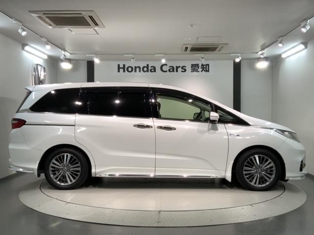 オデッセイハイブリッド ハイブリッドアブソルート・ＥＸホンダセンシング　最長５年保証　ナビ　Ｒ席モニター　マルチビュカメラ　ＣＤ　ＤＶＤ　ＢＴオーディオ　音楽録音　ＴＶ　アルミ　ＬＥＤヘッド　シートヒ－タ－　パワーシート　ワンオーナー　禁煙　障害物センサー　両側電動ドア（46枚目）