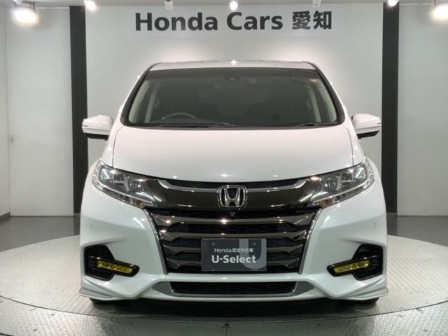 オデッセイハイブリッド ハイブリッドアブソルート・ＥＸホンダセンシング　最長５年保証　ナビ　Ｒ席モニター　マルチビュカメラ　ＣＤ　ＤＶＤ　ＢＴオーディオ　音楽録音　ＴＶ　アルミ　ＬＥＤヘッド　シートヒ－タ－　パワーシート　ワンオーナー　禁煙　障害物センサー　両側電動ドア（48枚目）