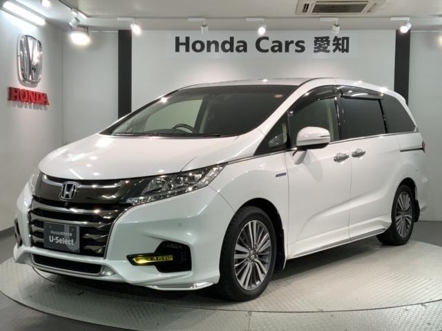 オデッセイハイブリッド ハイブリッドアブソルート・ＥＸホンダセンシング　最長５年保証　ナビ　Ｒ席モニター　マルチビュカメラ　ＣＤ　ＤＶＤ　ＢＴオーディオ　音楽録音　ＴＶ　アルミ　ＬＥＤヘッド　シートヒ－タ－　パワーシート　ワンオーナー　禁煙　障害物センサー　両側電動ドア（49枚目）