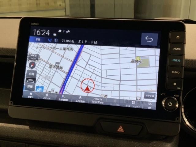 Ｎ－ＢＯＸカスタム コーディネートスタイル　ホンダセンシング　ナビ　Ｒカメラ　ＣＤ　ＤＶＤ　ＢＴオーディオ　音楽録音　ＴＶ　アルミ　ＬＥＤヘッド　フォグ　シートヒーター　クルコン　横滑り防止装置　障害物センサー　両側電動スライドドア　ＥＴＣ（6枚目）