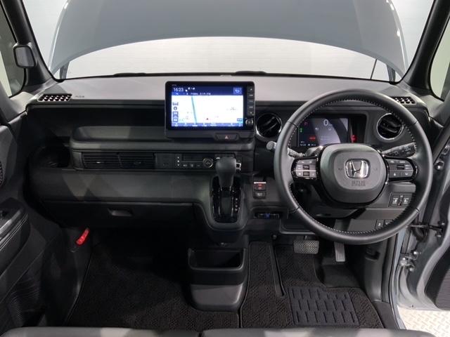 Ｎ－ＢＯＸカスタム コーディネートスタイル　ホンダセンシング　ナビ　Ｒカメラ　ＣＤ　ＤＶＤ　ＢＴオーディオ　音楽録音　ＴＶ　アルミ　ＬＥＤヘッド　フォグ　シートヒーター　クルコン　横滑り防止装置　障害物センサー　両側電動スライドドア　ＥＴＣ（9枚目）