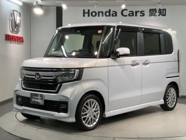 N-BOXカスタム Lターボ ホンダセンシング 最長5年保証 ナビ Rカメラ CD DVD BTオーディオ TV アルミ LEDヘッド フォグ シートヒーター クルコン ドラレコ ワンオーナー 障害物センサー 禁煙 両側電動ドア(46枚目)