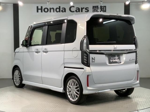 N-BOXカスタム Lターボ ホンダセンシング 最長5年保証 ナビ Rカメラ CD DVD BTオーディオ TV アルミ LEDヘッド フォグ シートヒーター クルコン ドラレコ ワンオーナー 障害物センサー 禁煙 両側電動ドア(48枚目)