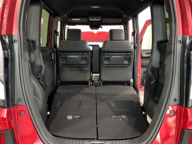 N-BOXカスタム コーディネートスタイル ホンダセンシング 新車保証継承 禁煙 当社デモカー ナビ Rカメラ CD DVD BTオーディオ 音楽録音 TV アルミ LEDヘッド シートヒーター クルコン 障害物センサー 両側電動スライドドア(19枚目)