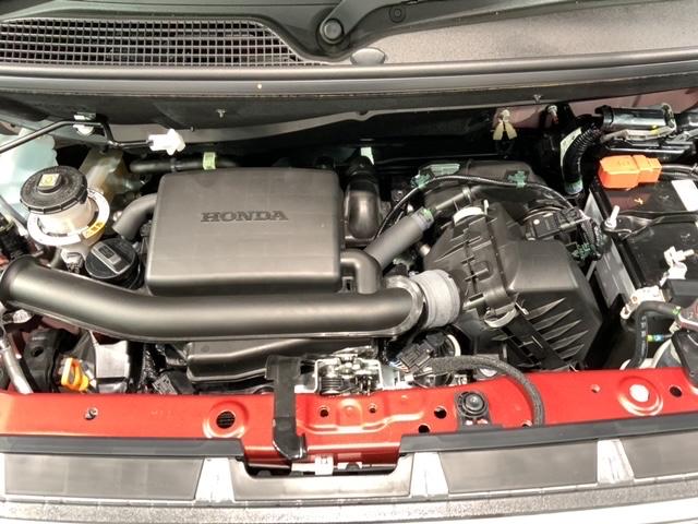 N-BOXカスタム コーディネートスタイル ホンダセンシング 新車保証継承 禁煙 当社デモカー ナビ Rカメラ CD DVD BTオーディオ 音楽録音 TV アルミ LEDヘッド シートヒーター クルコン 障害物センサー 両側電動スライドドア(44枚目)