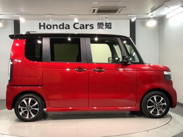 N-BOXカスタム コーディネートスタイル ホンダセンシング 新車保証継承 禁煙 当社デモカー ナビ Rカメラ CD DVD BTオーディオ 音楽録音 TV アルミ LEDヘッド シートヒーター クルコン 障害物センサー 両側電動スライドドア(51枚目)