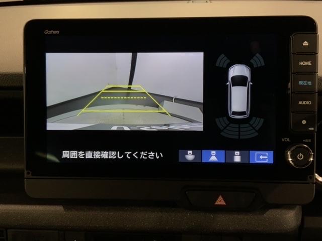 Ｎ－ＢＯＸカスタム ターボ　ホンダセンシング　新車保証継承　禁煙　当社デモカー　ナビ　Ｒカメラ　ＣＤ　ＤＶＤ　ＢＴオーディオ　音楽録音　ＴＶ　サイド＋カーテンエアバック　アルミ　ＬＥＤヘッド　シートヒーター　障害物センサー（7枚目）
