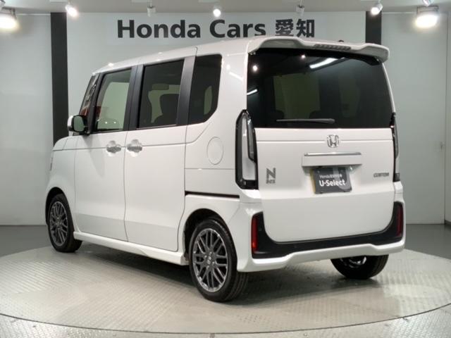 Ｎ－ＢＯＸカスタム ターボ　ホンダセンシング　新車保証継承　禁煙　当社デモカー　ナビ　Ｒカメラ　ＣＤ　ＤＶＤ　ＢＴオーディオ　音楽録音　ＴＶ　サイド＋カーテンエアバック　アルミ　ＬＥＤヘッド　シートヒーター　障害物センサー（48枚目）