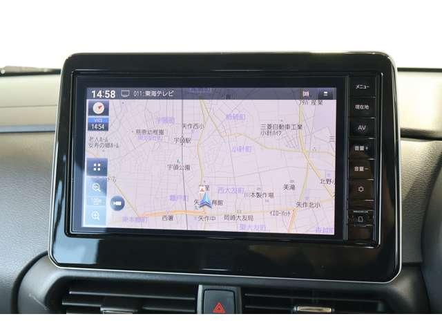 デリカミニ Ｔ　プレミアム　メモリーナビ・フルセグＴＶ・全周囲カメラ　衝突軽減装置　ターボエンジン　禁煙　ワンオーナー車　記録簿付　ナビＴＶ　寒冷地　パワステ　フルタイム４ＷＤ　エアバッグ　ＬＥＤヘッド　ＥＳＣ　サイドカメラ（7枚目）