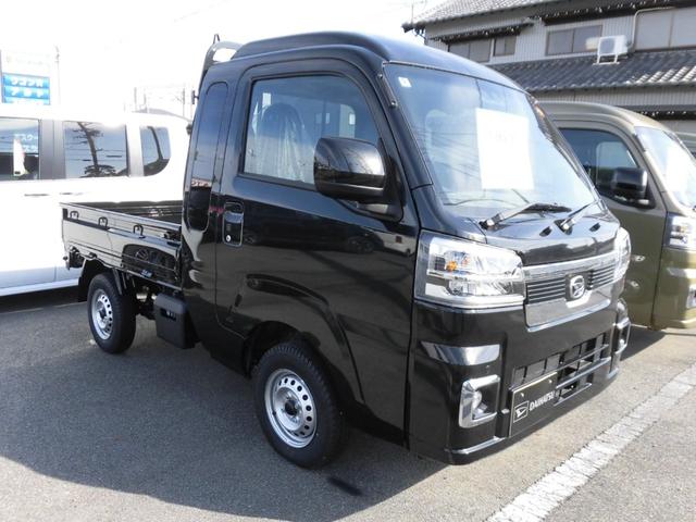 ハイゼットトラック ジャンボエクストラ　届出済未使用車　オーディオレス　デジタルインナーミラー　パートタイム４ＷＤ　スマ－トキー　アイドリングストップ機能　オートエアコン　衝突被害軽減システム（3枚目）