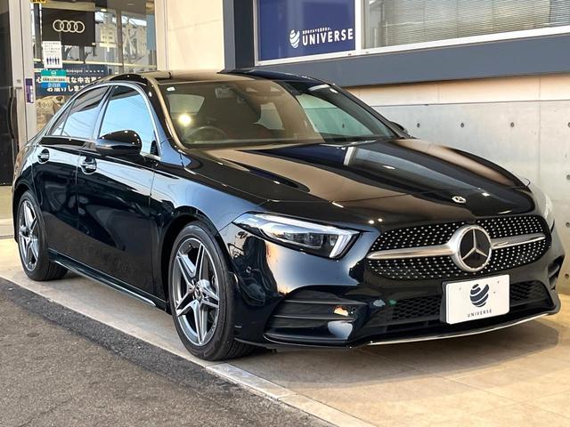 Ａクラスセダン Ａ２００ｄセダンＡＭＧレザエクスクルーシブパッケージ　パノラミックスライディングルーフ　アドバンスドパッケージ　赤黒革シート　純正ナビ　フルセグ　全周囲カメラ　シートヒーター　アダプティブクルコン　ブラインドスポットアシスト　純正１８インチＡＷ　禁煙車（17枚目）