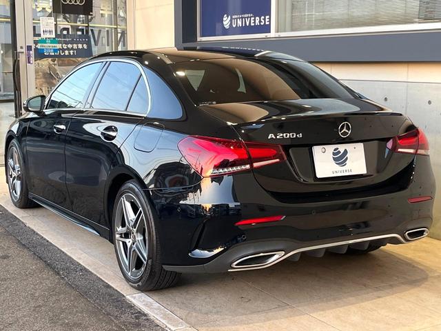 Ａクラスセダン Ａ２００ｄセダンＡＭＧレザエクスクルーシブパッケージ　パノラミックスライディングルーフ　アドバンスドパッケージ　赤黒革シート　純正ナビ　フルセグ　全周囲カメラ　シートヒーター　アダプティブクルコン　ブラインドスポットアシスト　純正１８インチＡＷ　禁煙車（18枚目）