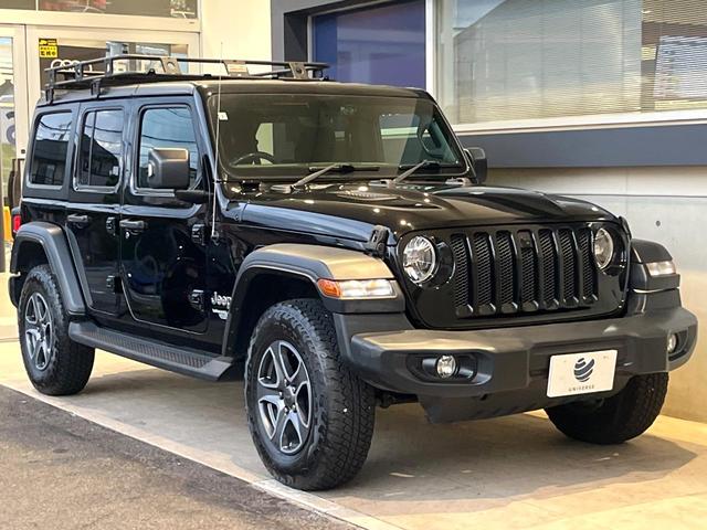 ジープ・ラングラーアンリミテッド スポーツ　１オーナー　禁煙車　ディスプレイオーディオ　ＡｐｐｐｌｅＣａｒＰｌａｙ　バックカメラ　Ｂｌｕｅｔｏｏｔｈ　クルーズコントロール　バックソナー　デュアルオートエアコン　スマートキー　革巻きハンドル（18枚目）