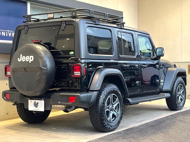 ジープ・ラングラーアンリミテッド スポーツ　１オーナー　禁煙車　ディスプレイオーディオ　ＡｐｐｐｌｅＣａｒＰｌａｙ　バックカメラ　Ｂｌｕｅｔｏｏｔｈ　クルーズコントロール　バックソナー　デュアルオートエアコン　スマートキー　革巻きハンドル（21枚目）