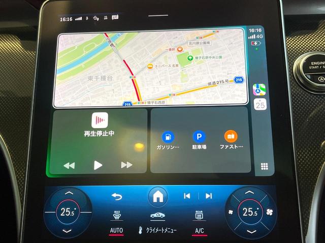 Ｃクラス Ｃ４３　４マチック　パノラミックスライディングルーフ　１オーナー　禁煙車　レーダーセーフティーＰＫＧ　純正ナビ　全周囲カメラ　黒革　Ｂｕｒｍｅｓｔｅｒサウンド　デジタルコックピット　ヘッドアップディスプレイ　パドルシフト（7枚目）