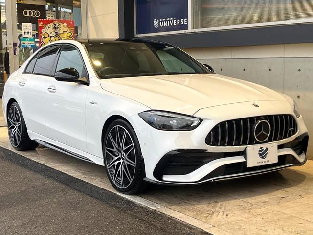 Ｃクラス Ｃ４３　４マチック　パノラミックスライディングルーフ　１オーナー　禁煙車　レーダーセーフティーＰＫＧ　純正ナビ　全周囲カメラ　黒革　Ｂｕｒｍｅｓｔｅｒサウンド　デジタルコックピット　ヘッドアップディスプレイ　パドルシフト（18枚目）