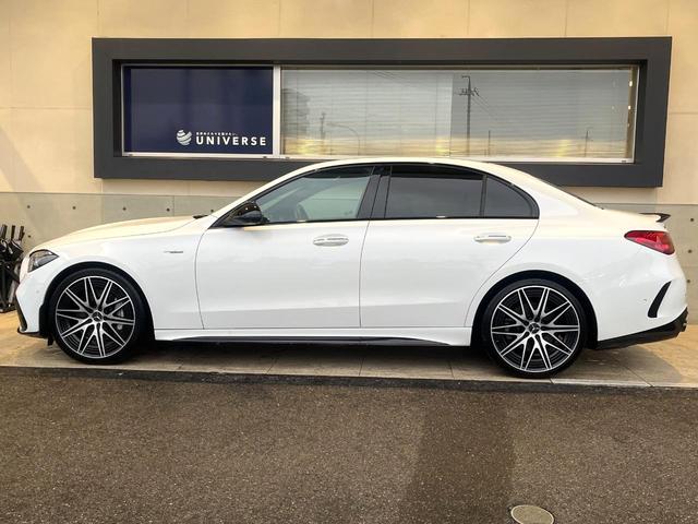 Ｃクラス Ｃ４３　４マチック　パノラミックスライディングルーフ　１オーナー　禁煙車　レーダーセーフティーＰＫＧ　純正ナビ　全周囲カメラ　黒革　Ｂｕｒｍｅｓｔｅｒサウンド　デジタルコックピット　ヘッドアップディスプレイ　パドルシフト（24枚目）