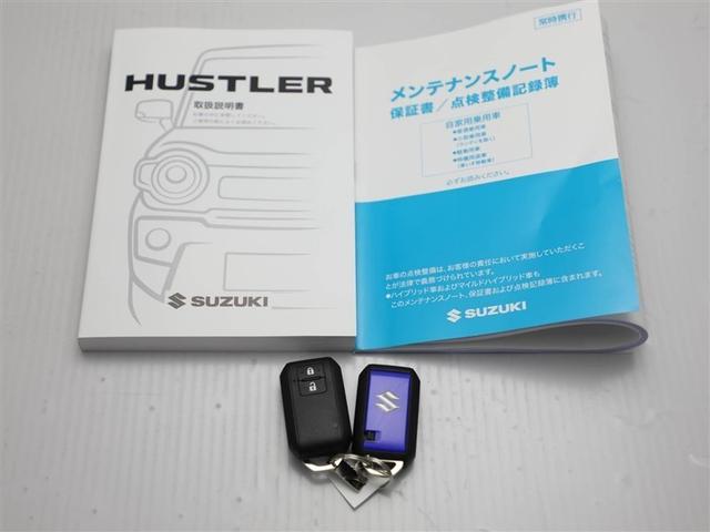 ハスラー ハイブリッドＧ　衝突回避支援システム　Ｓエネチャージ　イモビ　オートクルーズ　スマートキーシステム　ダブルエアバック　パワーステアリング　横滑り防止システム　エアコン　パワーウィンドウ　キーレスエントリー　１オーナー（26枚目）
