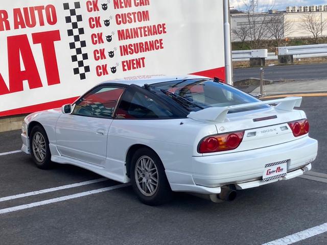 １８０ＳＸ タイプＸ　ターボ　純正５速ＭＴ　純正エアロ　純正１５インチアルミ　ＮＩＳＭＯマフラー　ＮＩＳＵＭＯサスペンション　フロント・リアタワーバー（17枚目）