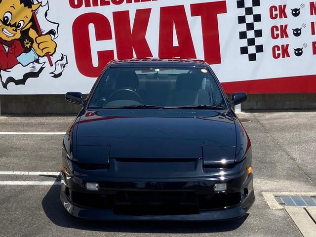 １８０ＳＸ タイプＸ　フルエアロ　ＴＥＩＮ車高調　ＷＯＲＫマイスター１７インチＡＷ　社外マフラー　ブーストメーター（6枚目）