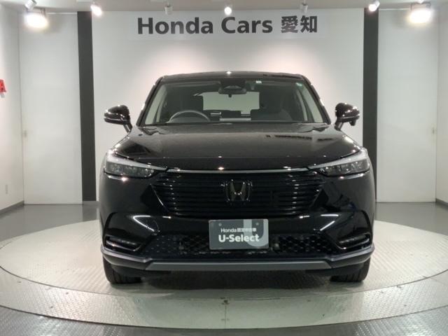 ヴェゼル ｅ：ＨＥＶ　Ｘ　Ｈ　ＳＥＮＳＩＮＧ　最長５年保証　ワンオーナー　純正ナビ　ＴＶ　Ｒカメラ　ＢＴオ－ディオ　ＥＴＣ　ＬＥＤライト　ＶＳＡ　クルコン　アルミ　フォグ　スマートキー　盗難防止装置　整備記録簿　ＡＡＣ（53枚目）