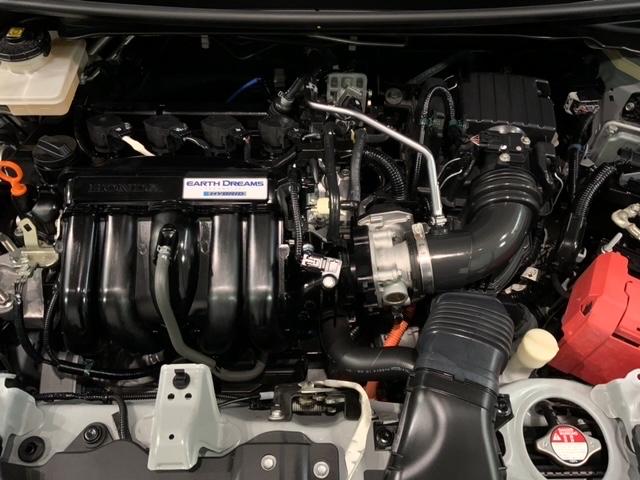 フィットハイブリッド S ホンダセンシング 最長5年保証 ワンオーナー ナビVXM-194VFi TV Rカメラ BTオ-ディオ DVD ETC LEDライト VSA クルコン アルミ フォグ ドアバイザー スマートキー 盗難防止装置 AAC(44枚目)