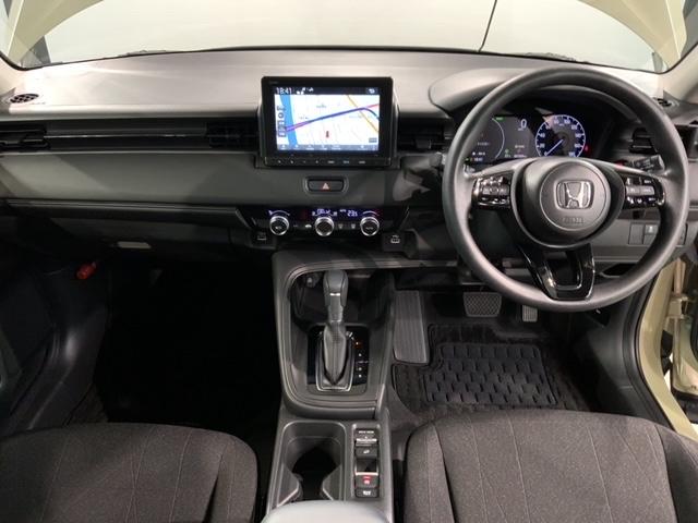 ヴェゼル e:HEV X H SENSING 最長5年保証 ワンオーナー ナビLXM-232VFEi TV Rカメラ BTオ-ディオ DVD LEDライト VSA クルコン アルミ フォグ スマートキー 盗難防止装置 AAC(9枚目)