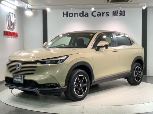 ヴェゼル e:HEV X H SENSING 最長5年保証 ワンオーナー ナビLXM-232VFEi TV Rカメラ BTオ-ディオ DVD LEDライト VSA クルコン アルミ フォグ スマートキー 盗難防止装置 AAC(46枚目)