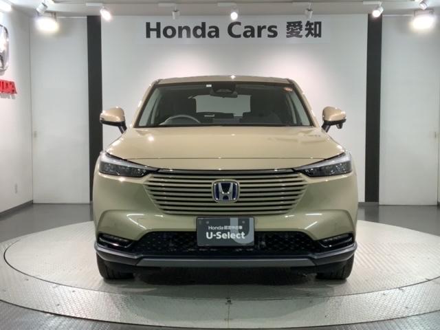 ヴェゼル e:HEV X H SENSING 最長5年保証 ワンオーナー ナビLXM-232VFEi TV Rカメラ BTオ-ディオ DVD LEDライト VSA クルコン アルミ フォグ スマートキー 盗難防止装置 AAC(53枚目)