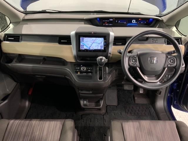 フリード Ｇ・ホンダセンシング　最長５年保証　ワンオーナー　ナビＶＸＭ－１９５ＶＦｉ　ＴＶ　Ｒカメラ　ＣＤ録音　ＢＴオ－ディオ　ＤＶＤ　ＥＴＣ　ＶＳＡ　両側電動ドア　クルコン　スマートキー　盗難防止装置　整備記録簿　ＡＡＣ（9枚目）