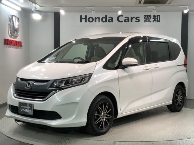 フリード Ｇ・ホンダセンシング　１年保証　ワンオ－ナ－　社外ナビ　ＴＶ　Ｒカメラ　ＣＤ録音　ＢＴオ－ディオ　ＤＶＤ　ＥＴＣ　ＬＥＤライト　両側電動ドア　ＶＳＡ　クルコン　アルミ　スマ－トキ－　盗難防止装置　整備記録簿　スペアキ－（44枚目）