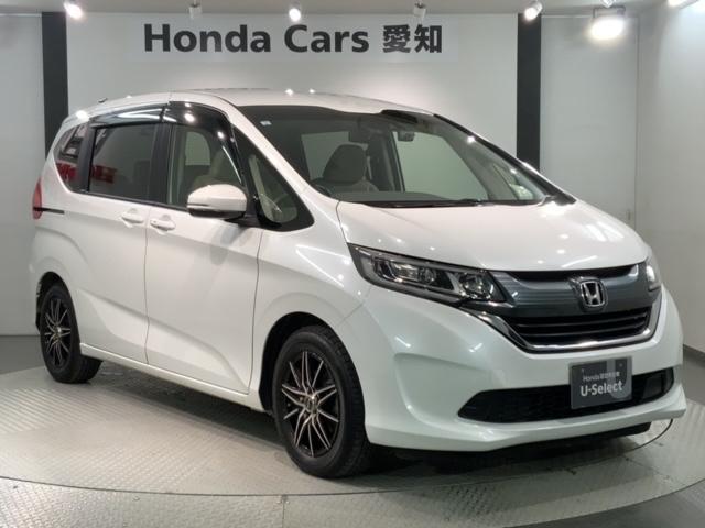 フリード Ｇ・ホンダセンシング　１年保証　ワンオ－ナ－　社外ナビ　ＴＶ　Ｒカメラ　ＣＤ録音　ＢＴオ－ディオ　ＤＶＤ　ＥＴＣ　ＬＥＤライト　両側電動ドア　ＶＳＡ　クルコン　アルミ　スマ－トキ－　盗難防止装置　整備記録簿　スペアキ－（50枚目）