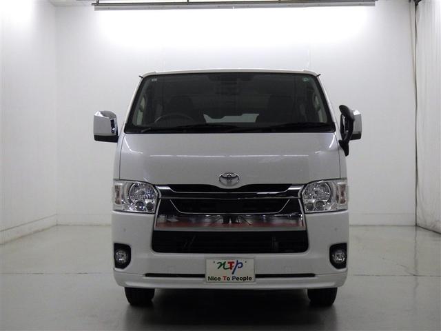 ハイエースバン ロングスーパーＧＬ　衝突被害軽減システム　メモリーナビ　フルセグ　バックカメラ　ＣＤ　ミュージックプレイヤー接続可　ＤＶＤ再生　ＬＥＤヘッドランプ　スマートキー　キーレス　４ＷＤ　ディーゼル（3枚目）