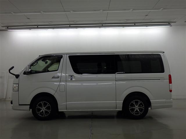 ハイエースバン ロングスーパーＧＬ　衝突被害軽減システム　メモリーナビ　フルセグ　バックカメラ　ＣＤ　ミュージックプレイヤー接続可　ＤＶＤ再生　ＬＥＤヘッドランプ　スマートキー　キーレス　４ＷＤ　ディーゼル（4枚目）