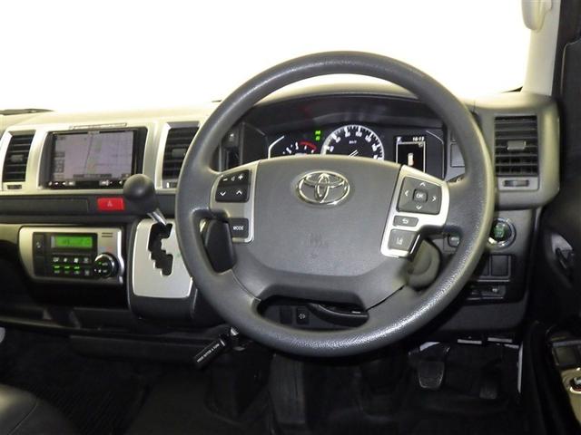 ハイエースバン ロングスーパーＧＬ　衝突被害軽減システム　メモリーナビ　フルセグ　バックカメラ　ＣＤ　ミュージックプレイヤー接続可　ＤＶＤ再生　ＬＥＤヘッドランプ　スマートキー　キーレス　４ＷＤ　ディーゼル（8枚目）