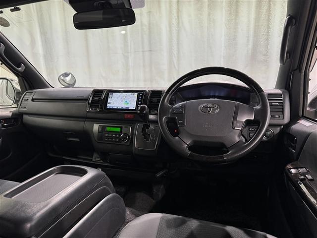 ハイエースバン スーパーGL ダークプライムII 衝突被害軽減システム メモリーナビ フルセグ バックカメラ ETC CD ミュージックプレイヤー接続可 LEDヘッドランプ スマートキー キーレス ディーゼル(8枚目)