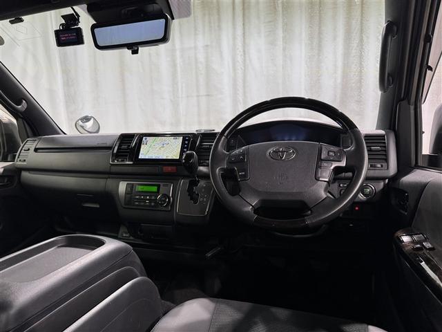 ハイエースバン スーパーGL ダークプライムII 衝突被害軽減システム メモリーナビ フルセグ バックカメラ ETC ドラレコ CD ミュージックプレイヤー接続可 LEDヘッドランプ スマートキー キーレス 4WD ディーゼル(8枚目)