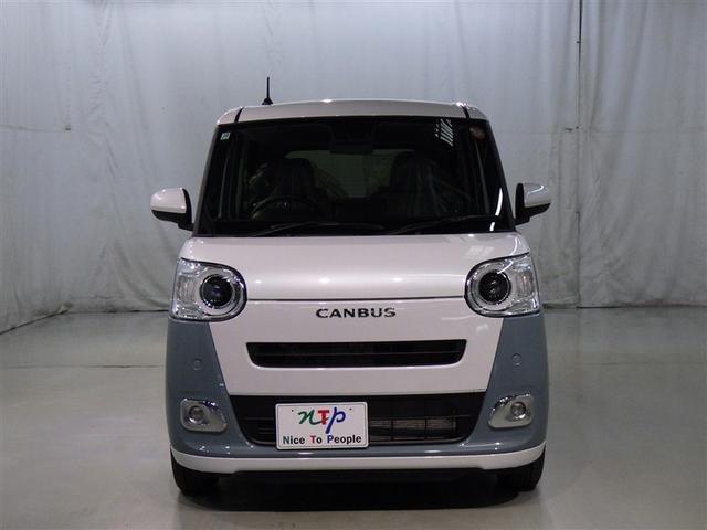 ムーヴキャンバス ストライプスＧターボ　衝突被害軽減システム　フルセグ　バックカメラ　ミュージックプレイヤー接続可　オートクルーズコントロール　ＬＥＤヘッドランプ　両側電動スライド　ベンチシート　スマートキー　キーレス　アイドリングストップ（4枚目）