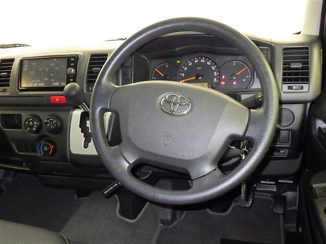 ハイエースバン ＤＸ　ＧＬパッケージ　メモリーナビ　フルセグ　バックカメラ　ＥＴＣ　ドラレコ　ＣＤ　ミュージックプレイヤー接続可　ＤＶＤ再生　乗車定員６人　キーレス　ディーゼル（7枚目）